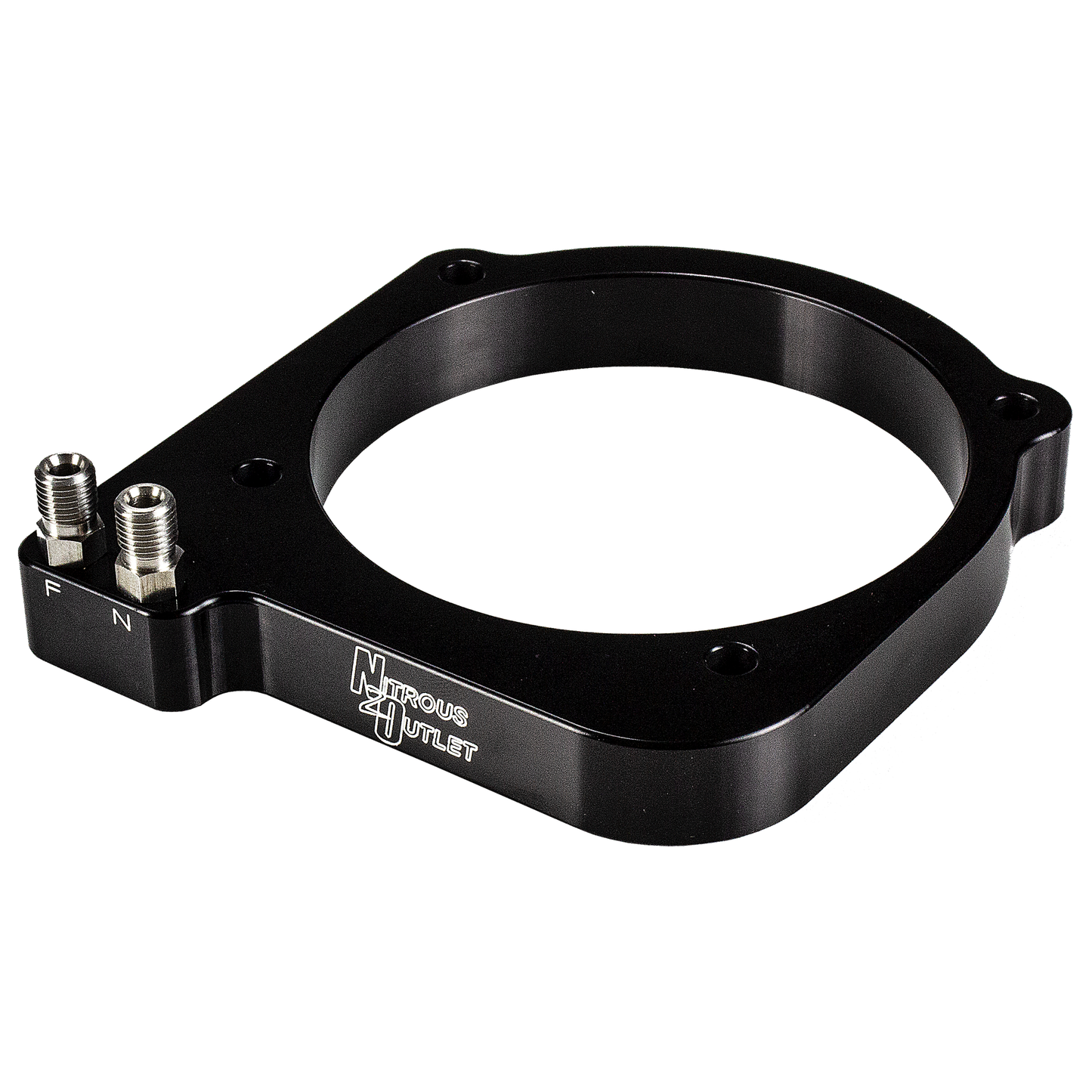 Nitrous Outlet Dodge 2015-2023 6.2L Hemi Hellcat /Challenger/Charger/Red Eye/Demon/2018-2021 Track Hawk 108mm Throttle body Plate Conversion (50-100-150-200 HP)