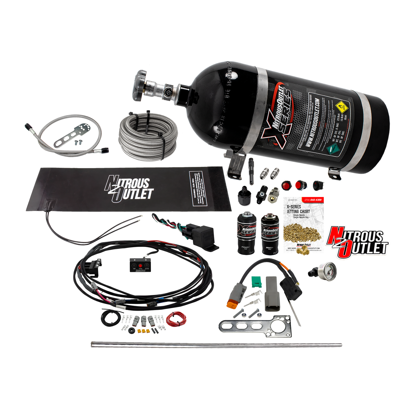 X-Series “Core+3” Plug-N-Play Dry Single Nozzle EFI System Package - 10lb Bottle
