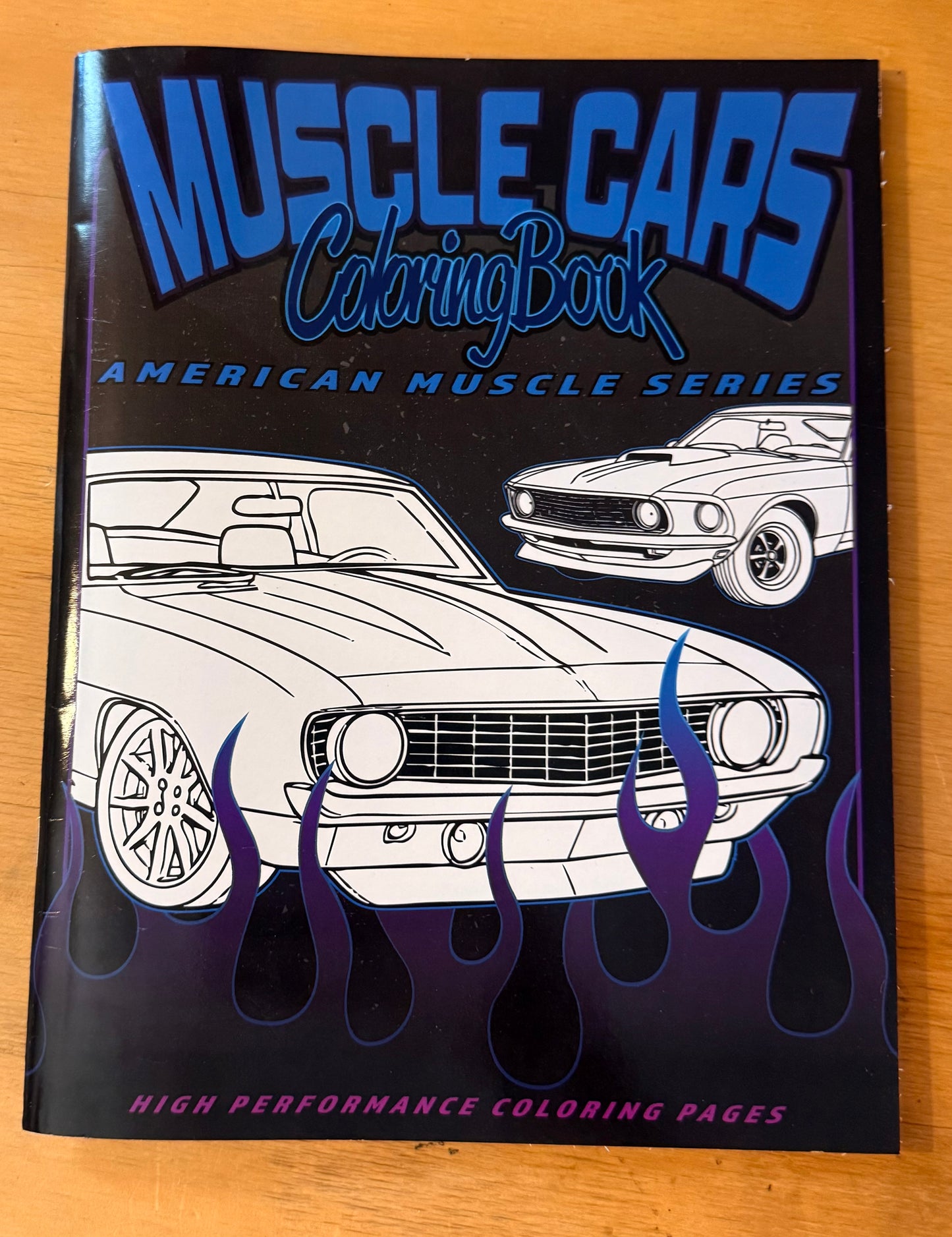 Muscle Car Coloring Book