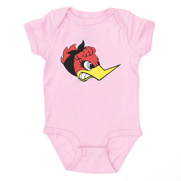 Pink Baby Romper "Little Miss Horsepower"
