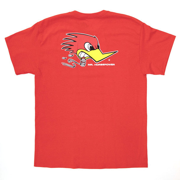 Mr. Horsepower Red Traditional Design T-Shirt