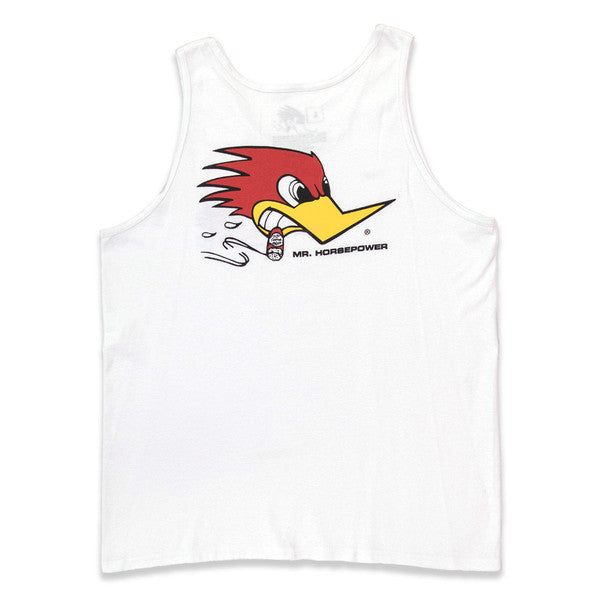 Mr. Horsepower White Men's Tank Top