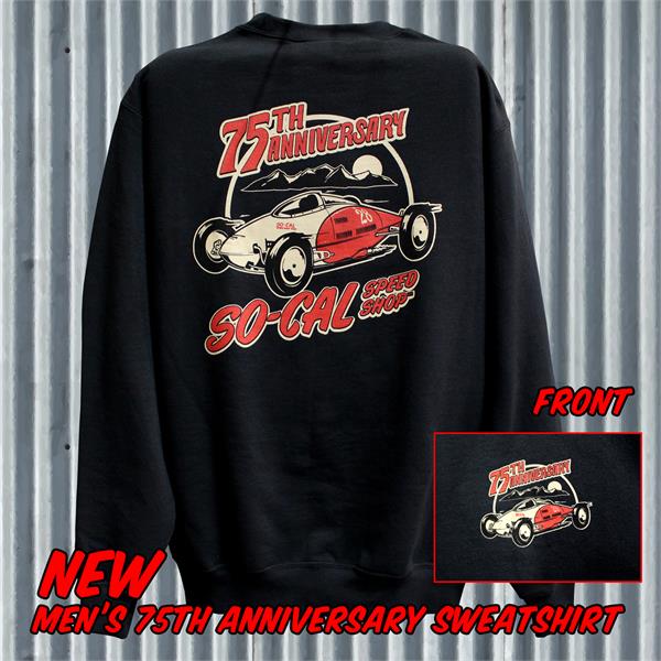 SO-CAL 75TH Anniversary Crew Neck Sweatshirt