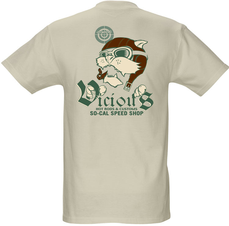SO-CAL Vicious Aviator T-Shirt - Sand