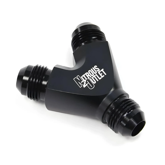 Nitrous Outlet 8AN x 8AN x 8AN Y Fitting - Male/Male/Male