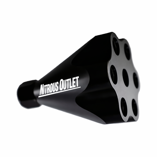 Nitrous Outlet 1 in 6 Out Shower Head Distribution Block