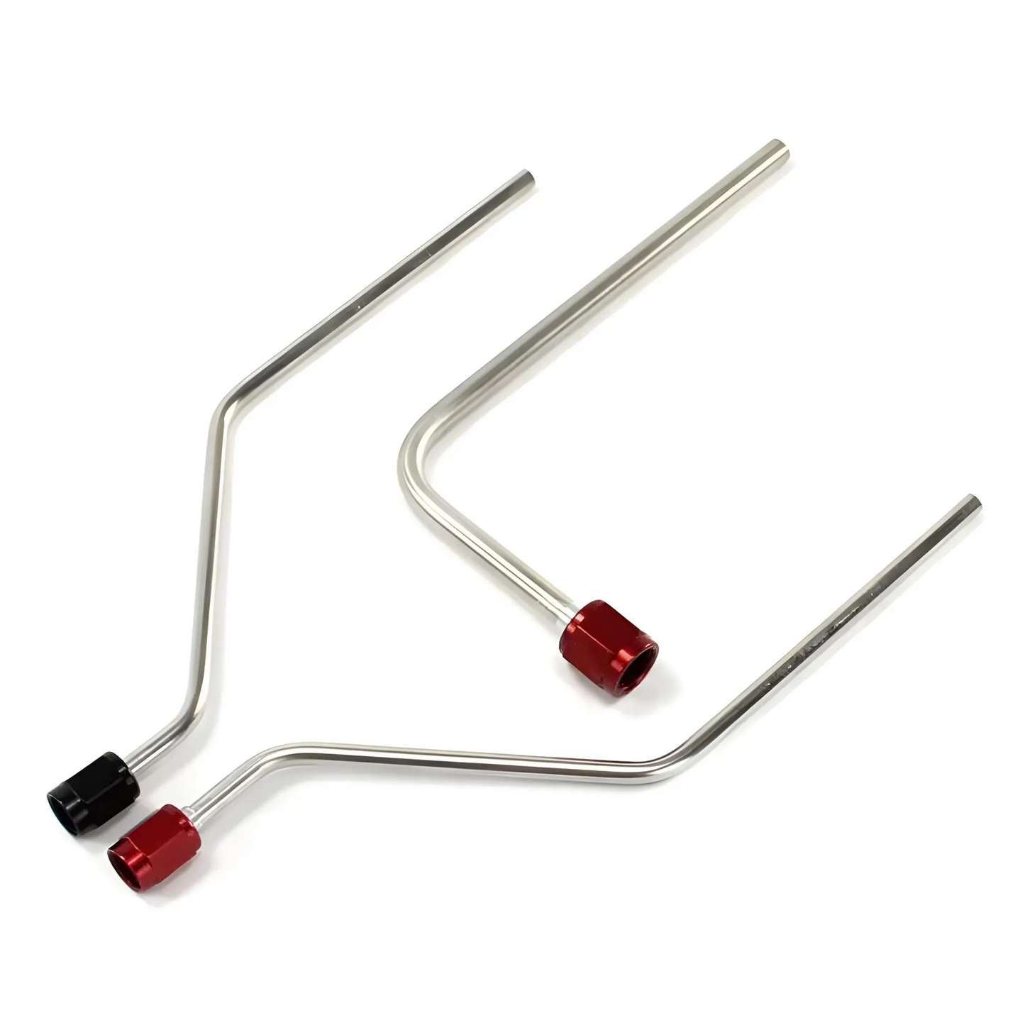 Nitrous Outlet GM 90mm 2005-2013 ZO6 Corvette Hard-line Kit - Solenoids To Plate, Fuel Adapter To Solenoid