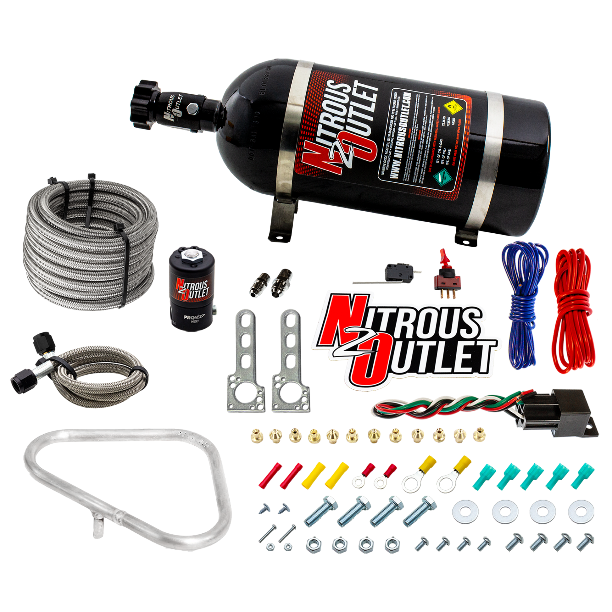 Nitrous Outlet Pontiac 2004-2006 GTO Dry Halo System (35-200HP)(15lb Bottle)
