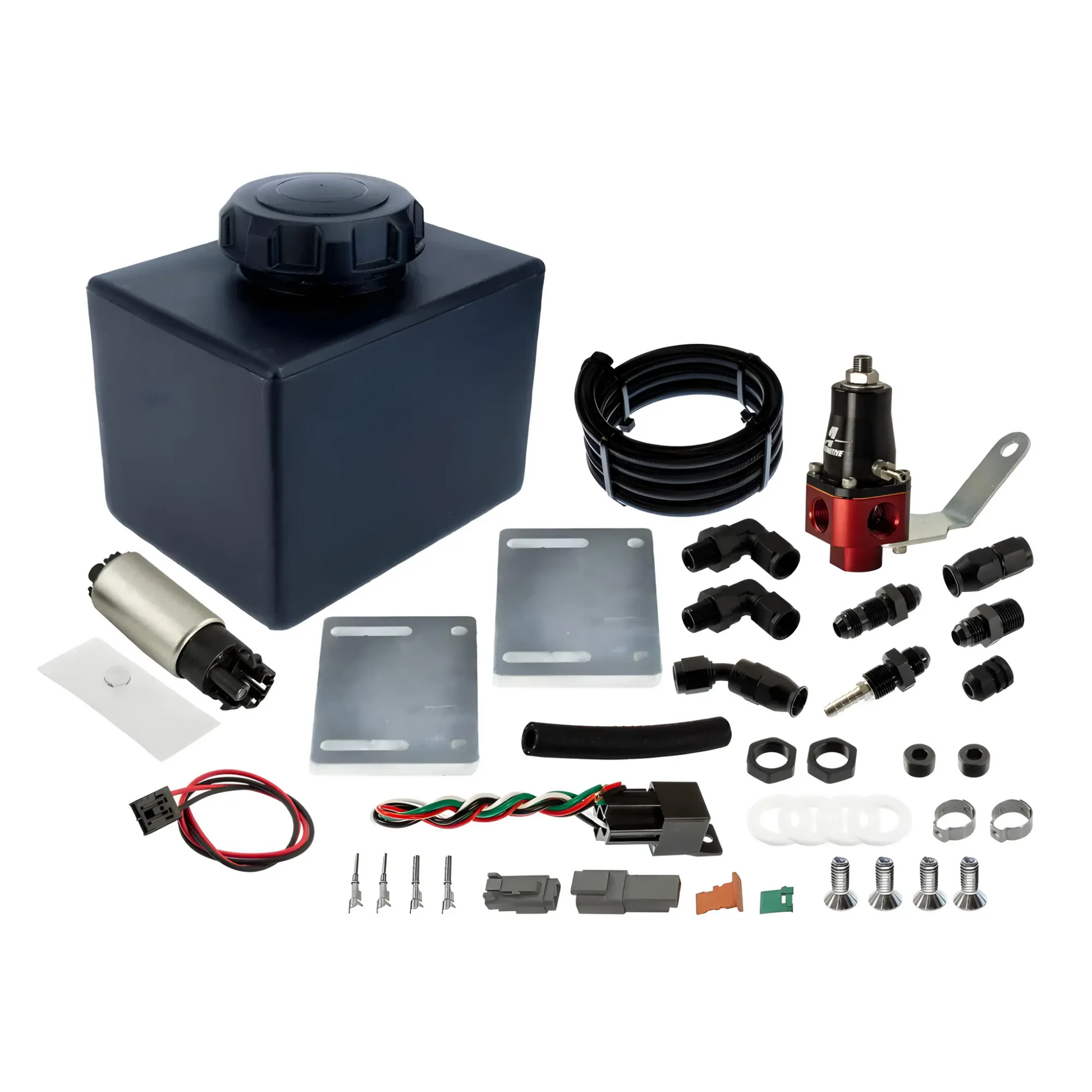 Nitrous Outlet DIY Plastic Universal Battery Relocate Dedicated Fuel System (Requires Assembly)(Gas/E85)