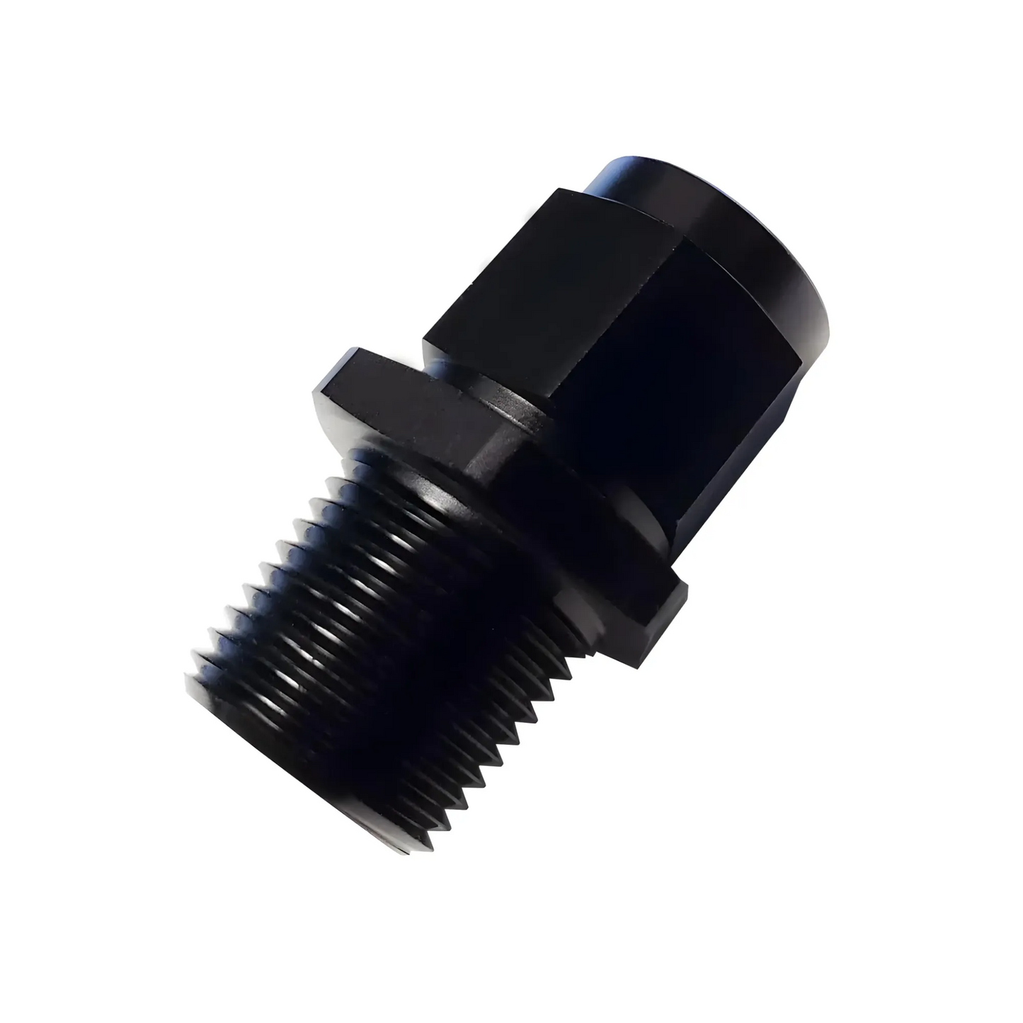 Nitrous Outlet Straight Swivel Fitting 3/8" NPT x 6AN (Male/Female)