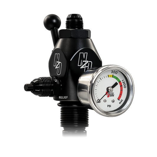 Nitrous Outlet PowerFlow Max 12lb Bottle Billet Bottle Valve - .512 ID Ball Valve