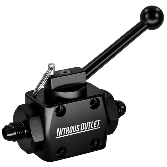 Nitrous Outlet PowerFlow Max 8AN High Flow Inline Billet Ball Valve – .512" ID