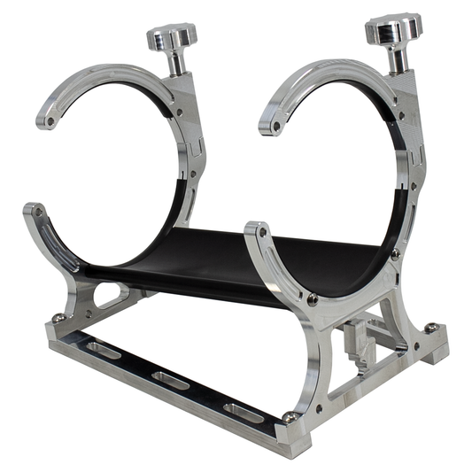 Nitrous Outlet Single Billet Heated Horizontal Mount Bottle Bracket - 10lb/15lb