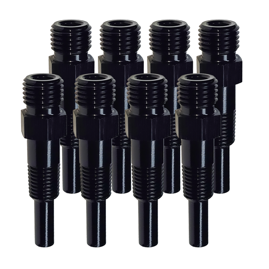 Nitrous Outlet 1/16" NPT Dry Nitrous Nozzle - 8 Pack/Straight Discharge/Aluminum