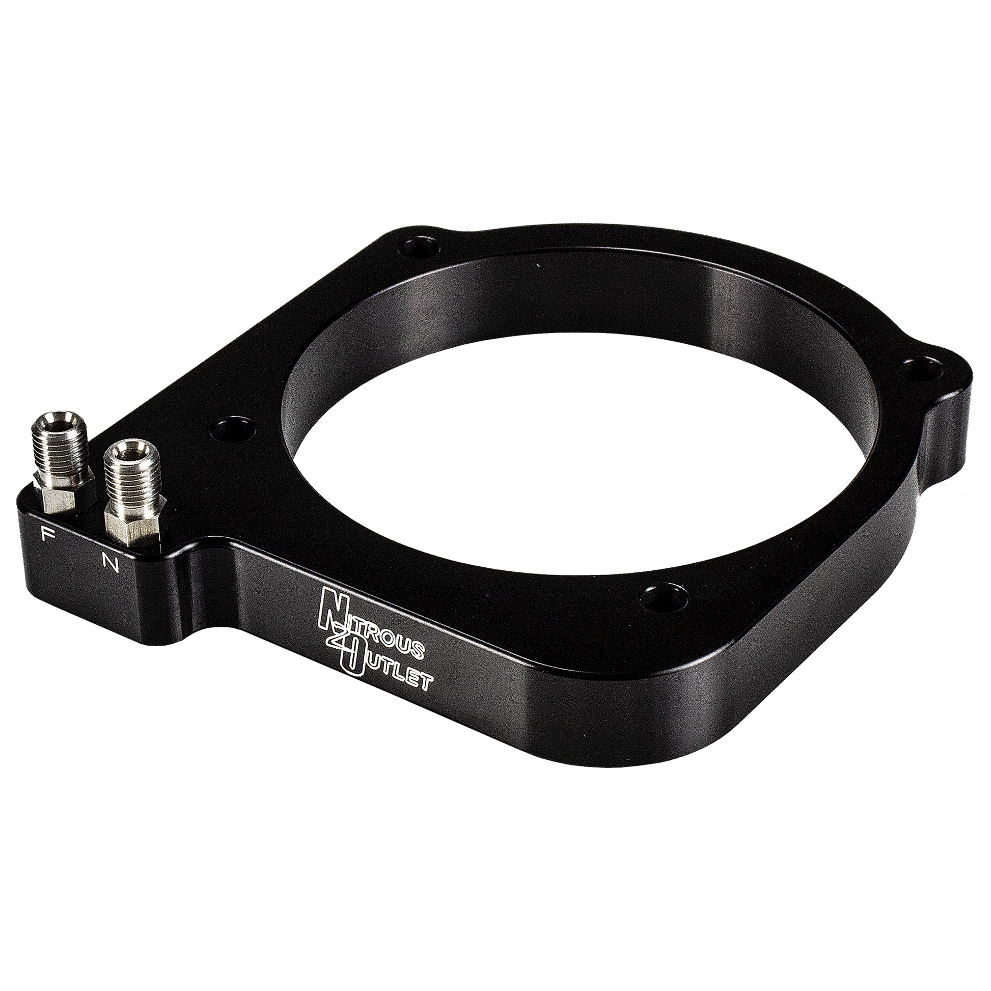 Nitrous Outlet Dodge 2015-2023 6.2L Hemi Hellcat /Challenger/Charger/Red Eye/Demon/2018-2021 Track Hawk 108mm Throttle body Plate Conversion (50-100-150-200 HP)