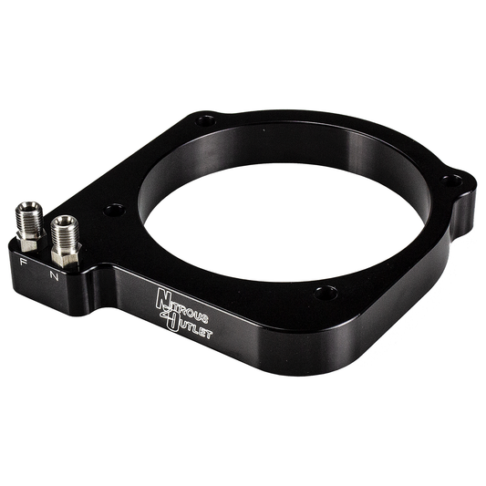 Nitrous Outlet Dodge 2015-2023 6.2L Hemi Hellcat /Challenger/Charger/Red Eye/Demon/2018-2021 Track Hawk 108mm Throttle body Plate Conversion (50-100-150-200 HP)