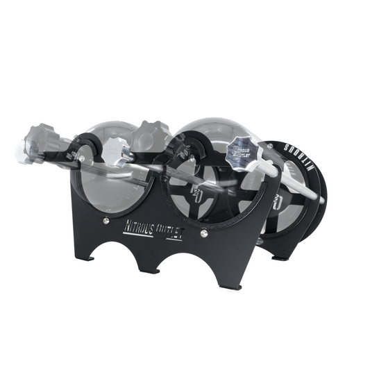 Nitrous Outlet Race-Light Dual 12lb Bottle Bracket - Horizontal