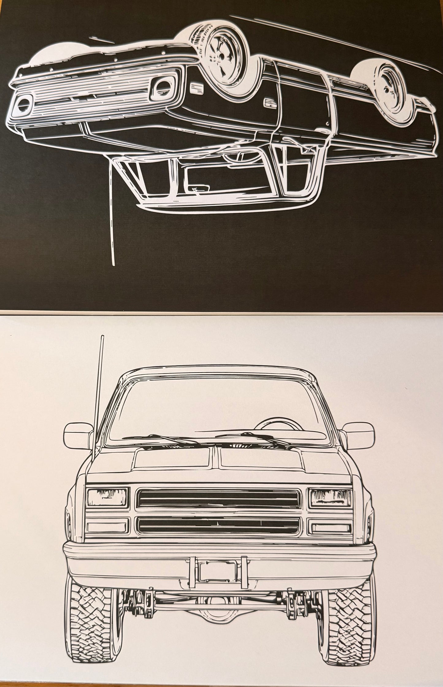 Truck Coloring Book
