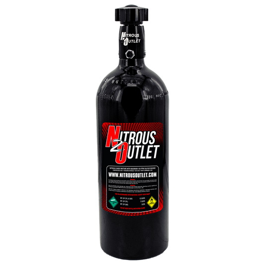 Nitrous Outlet 5lb Nitrous Bottle - .508 ID Billet Valve