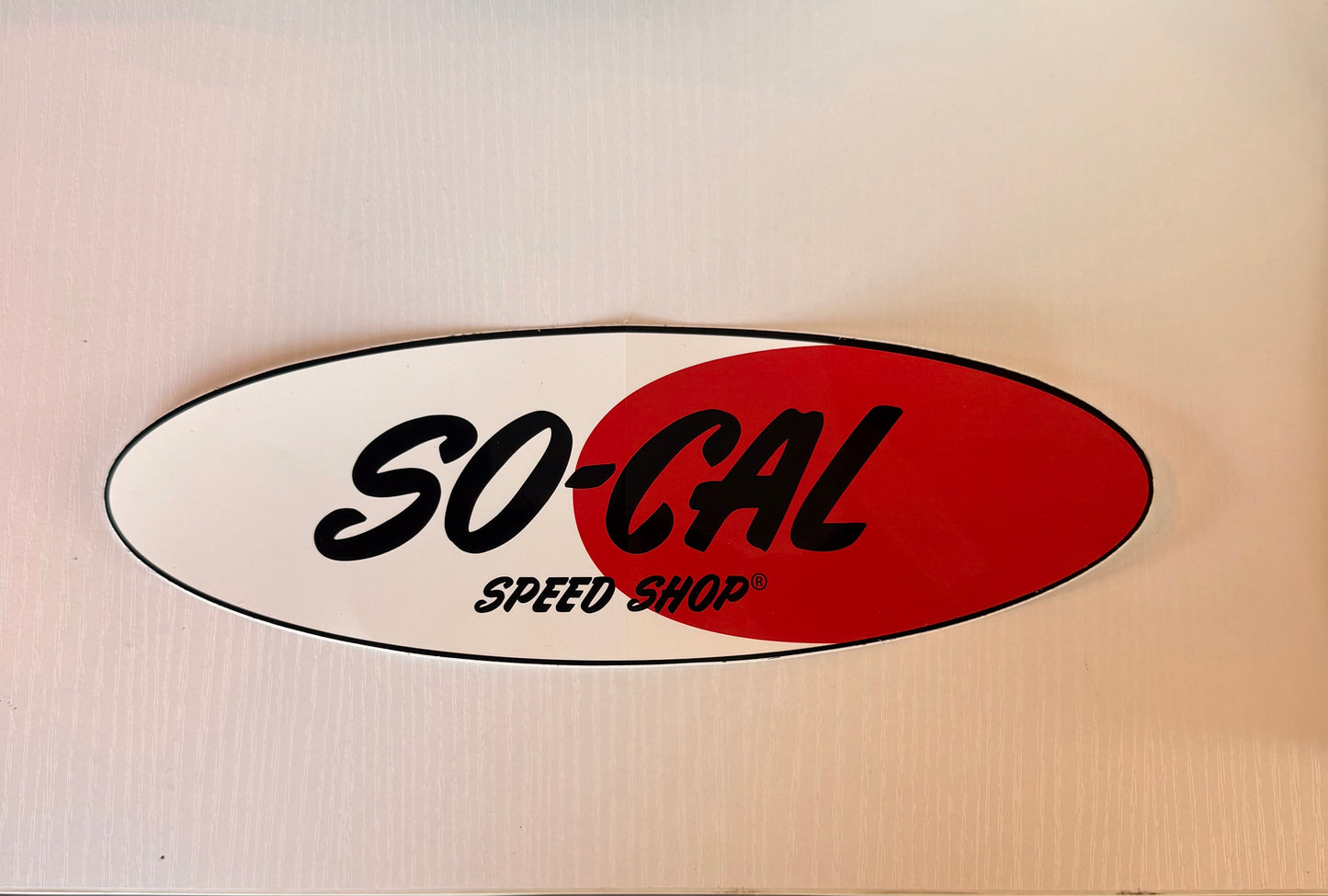 So-Cal Oval Sticker 11”X3”