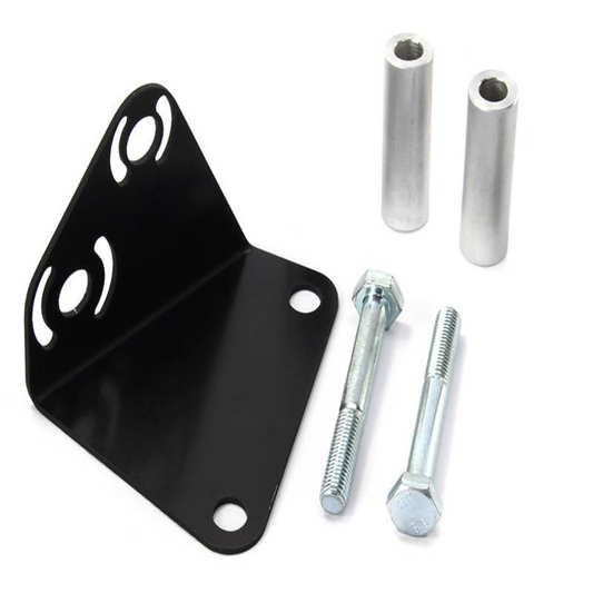 Nitrous Outlet GM 2005-2009 C6 Corvette Passenger Head Solenoid Bracket - Nitrous/Fuel/Purge (Requires Grinding Idler Pulley Housing)