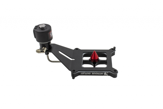 Nitrous Outlet 4150 Stinger 4 Dry Race Solenoid Forward Conversion Kit - Hard-line/.178 Trashcan Solenoid Nitrous Solenoid/Deep Break Solenoid Bracket/Solenoids Mount Upside Down - (50-600 HP)