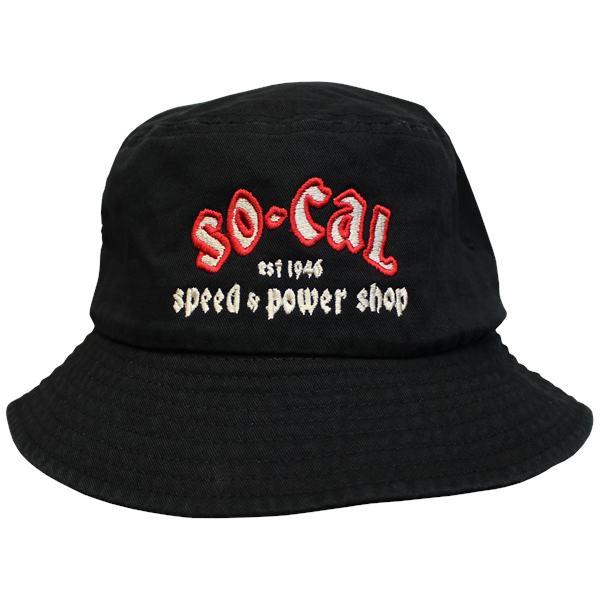 Tank Script Bucket Hat, Black