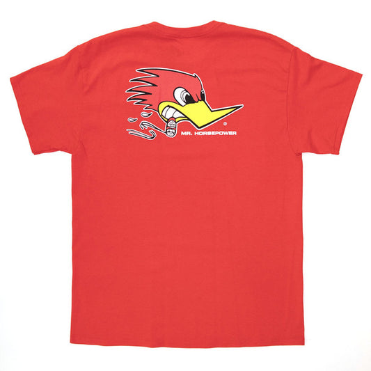 Mr. Horsepower Red Traditional Design T-Shirt