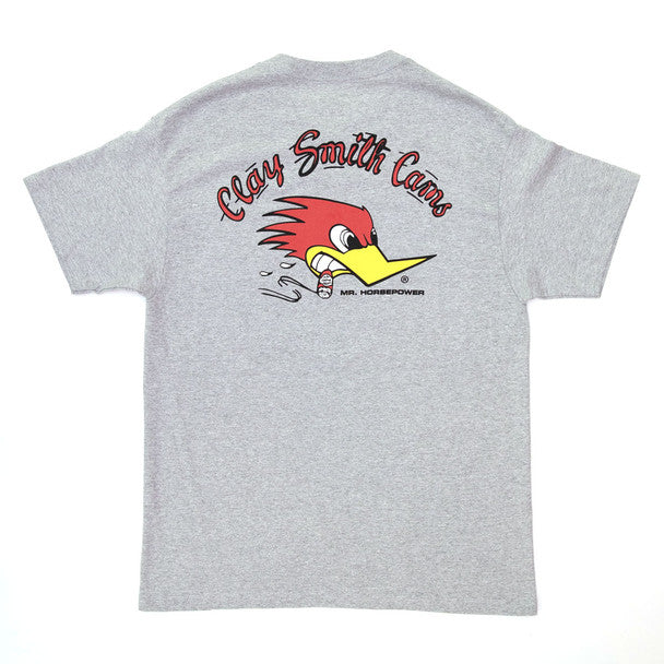 Gray Mr. Horsepower Clay Smith Cams T-Shirt