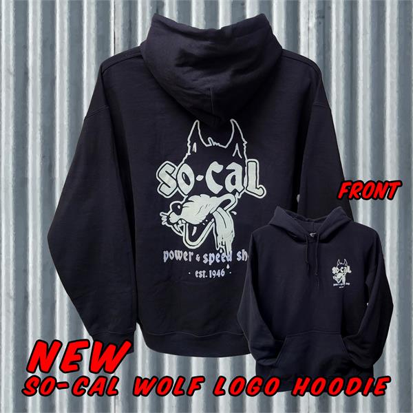 SO-CAL Speed Shop Wolf Hooded Sweatshirt